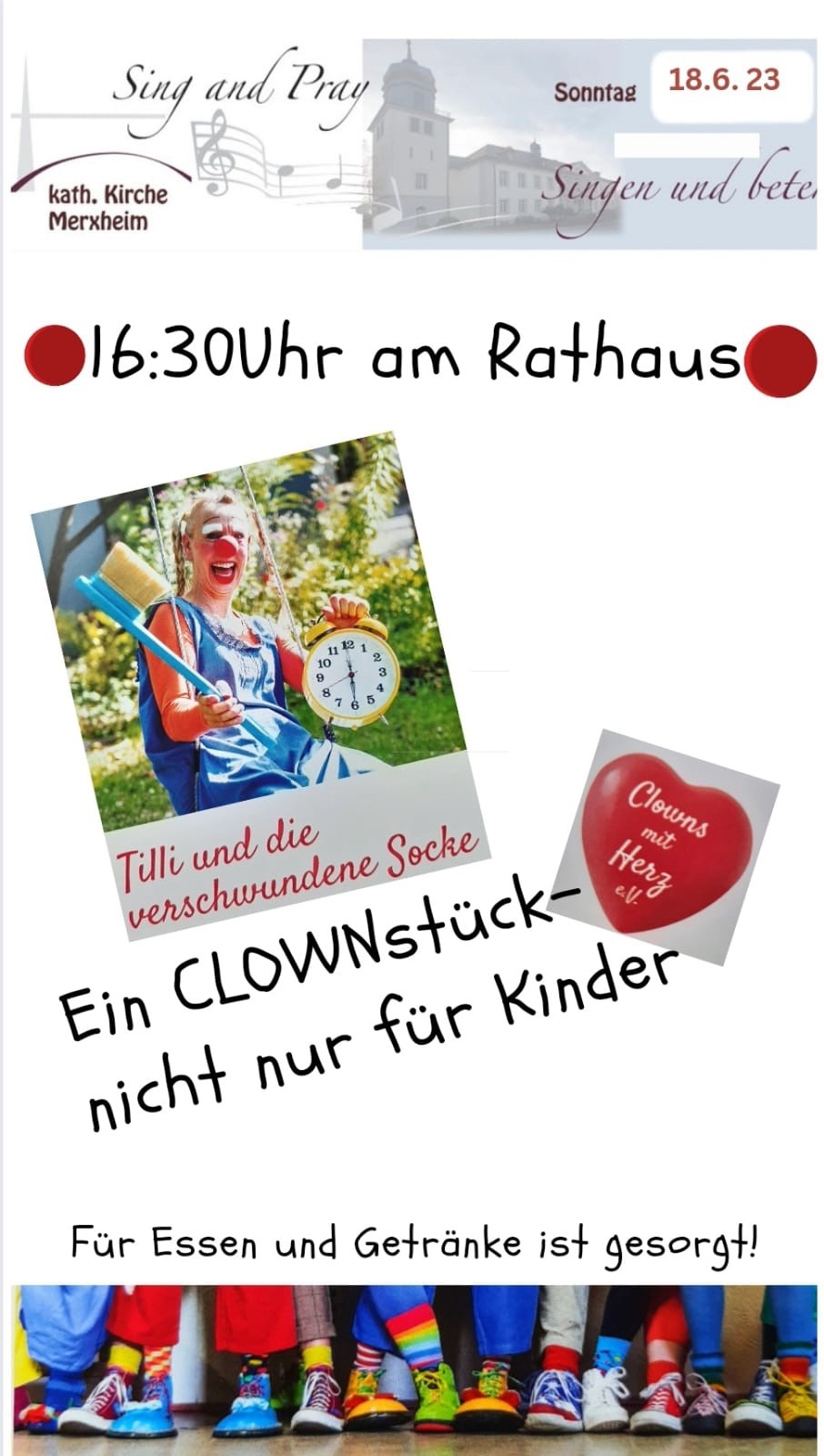 Sing & Pray am 18.6. in Merxheim um 16:30 Uhr