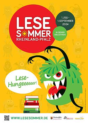 Plakat zum Lesesommer 2024