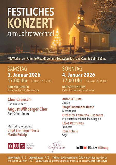 Neujahrskonzert Capriccio und AWC